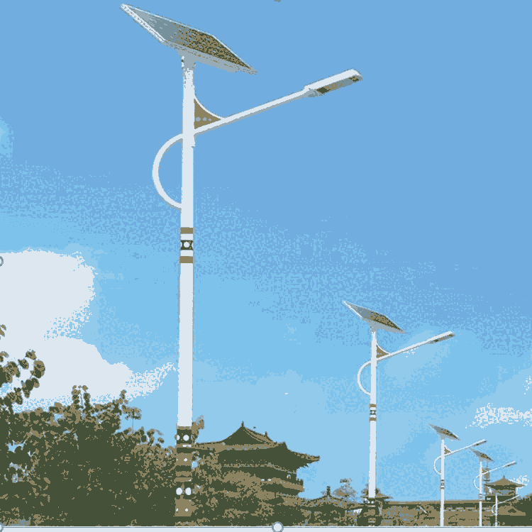 北京村路太陽(yáng)能路燈 LED鋰電池太陽(yáng)能一體路燈