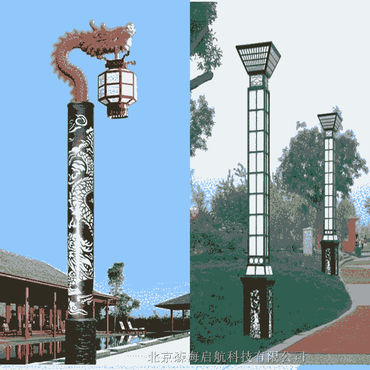 8米LED中華燈 北京中華燈廠家直銷(xiāo)