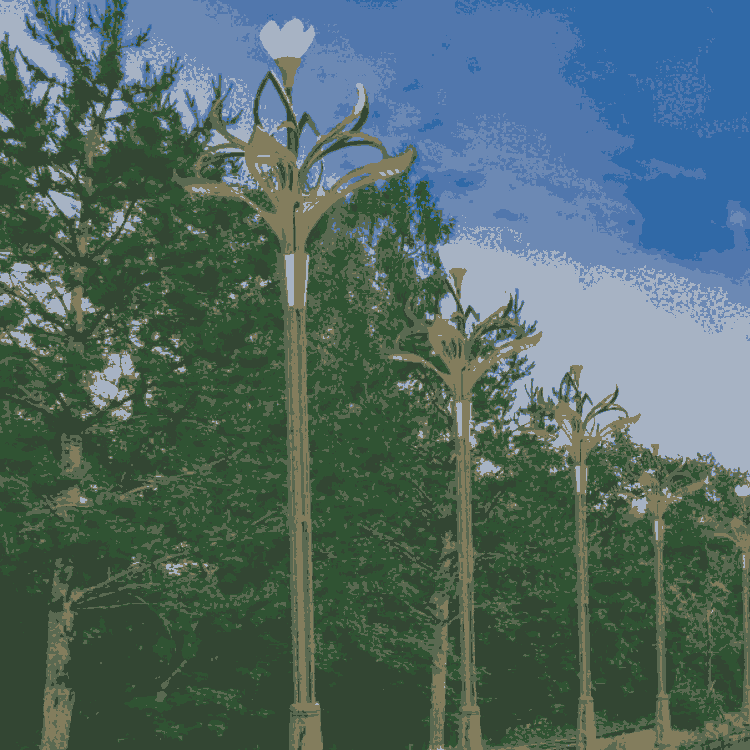 小區(qū)公園景觀(guān)LED路燈 供應(yīng)商